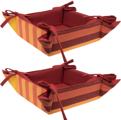 

Elan Cotton Bread Basket(Multicolor)