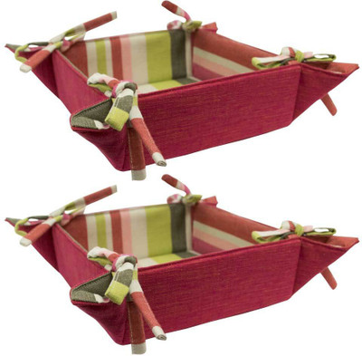 

Elan Cotton Bread Basket(Multicolor)