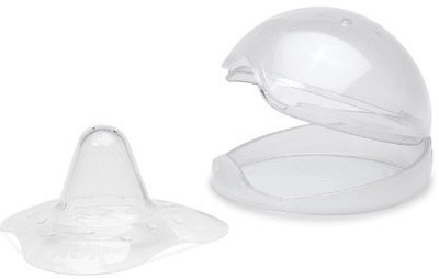 

Nuk Barely There Nipple Shield With Case Medium Flow Nipple(Pack of 2 Nipples)