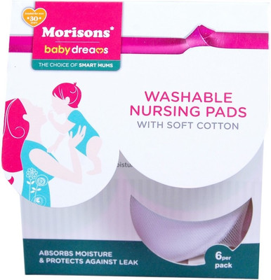 

Morisons Baby Dreams Washable Nursing Pads(6 Pieces)