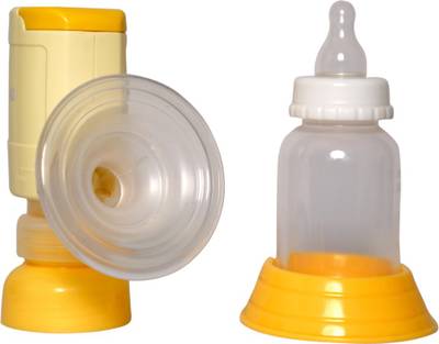 Niscomed Breast Pump  - Electric (White, Yellow) 