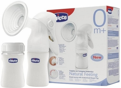 

Chicco Natural Feeling Breast Pump with Anatomical Cup - Manual(White)