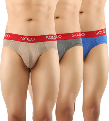 Solo Men Brief(Pack of 3) Solo Men Brief(Pack of 3)