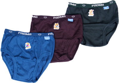 PADMA Brief For Boys(Multicolor Pack of 3) PADMA Brief For Boys(Multicolor Pack of 3)