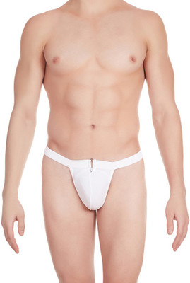 La inTimo Men Oval Ring G-String (White) Brief