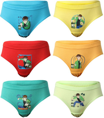 BodyCare Brief For Boys(Multicolor Pack of 6)