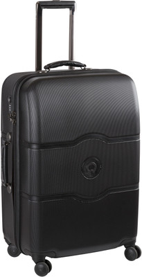 

Delsey Chatelet Hard 55Cm Chocolate Small Trolley Luggage Large Briefcase - For Men & Women(Black)