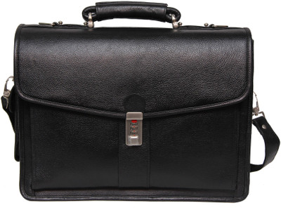 

C Comfort EL360 Black Medium Briefcase - For Boys(Black)
