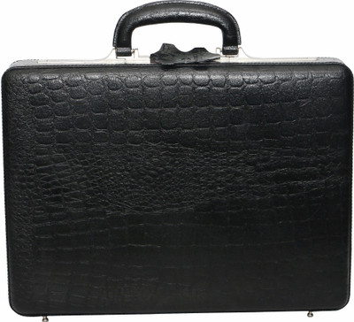 

C Comfort Genuine Leather Office Bag Medium Briefcase - For Men(Black)