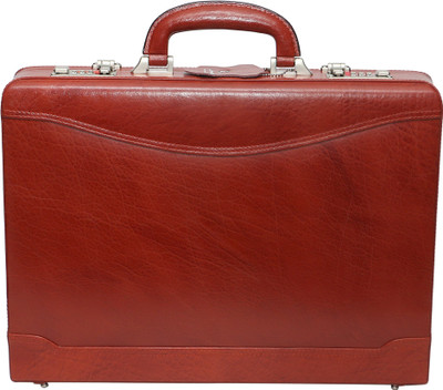 

C Comfort Genuine Leather Office Bag Medium Briefcase - For Men(Tan)