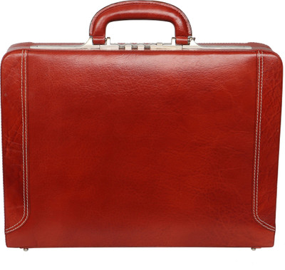 

C Comfort Genuine Leather Office Bag Medium Briefcase - For Men(Tan)