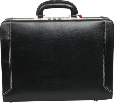 

C Comfort Genuine Leather Office Bag Medium Briefcase - For Men(Black)