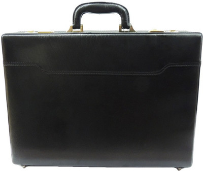

Mex Expendable Medium Briefcase - For Men(Black)