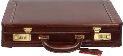 

C Comfort Genuine Leather Expandable Office Bag Medium Briefcase - For Men(Brown)