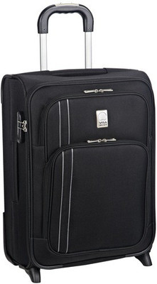 

Delsey Alpine 68Cm Check-In Trolley Luggage (Black) Medium Briefcase - For Men & Women(Black)