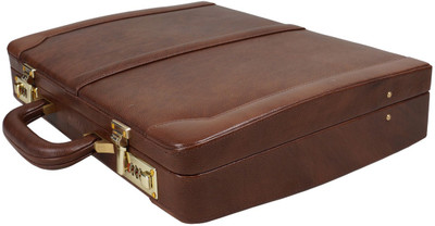 

Clubb Leather Medium Briefcase - For Men(Tan)