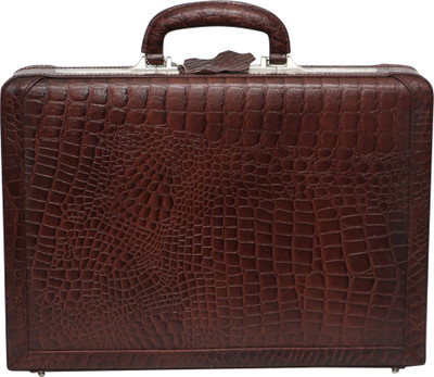 

C Comfort Genuine Leather Expandable Office Bag Medium Briefcase - For Men(Brown)
