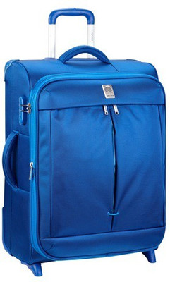 

Delsey Flight 54Cm Carry-On Trolley Luggage (LightBlue) Small Briefcase - For Men & Women(Light Blue)