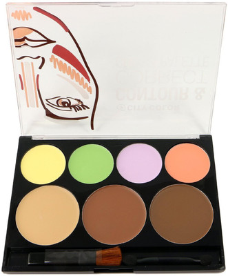

City Color Contour & Corrector Cream Palette(warm light, bronze and brown cream shades)