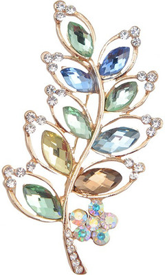 

Taj Pearl Designer Brooch(Gold)