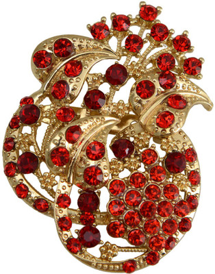 

Taj Pearl Designer Brooch(Gold)
