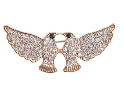 Taj Pearl Designer Brooch(Gold)