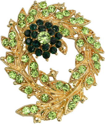 

Taj Pearl Designer Brooch(Gold)