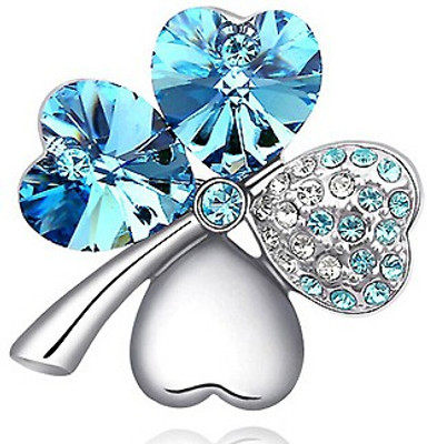 

Silver Shoppee Valentine Special Brooch(Silver, Turquoise)