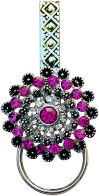 

B-Fashionable Concentric Chabi Kada Brooch(Pink)