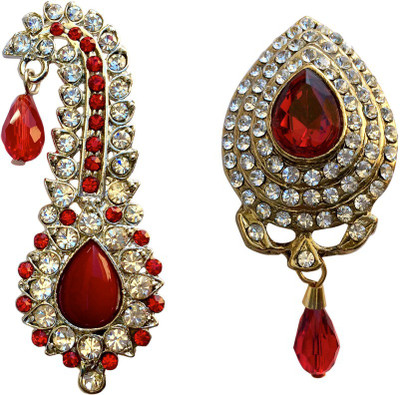 

B-Fashionable Combo of Drop Bead Brooch(Red)