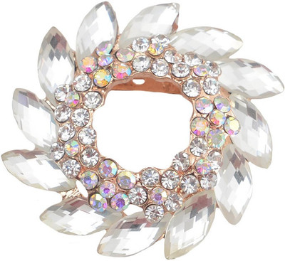 

Taj Pearl Designer Brooch(Gold)