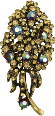 

Taj Pearl Designer Brooch(Yellow)
