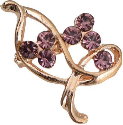 

Taj Pearl Designer Small Brooch(Gold)