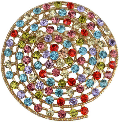 Taj Pearl Wedding Brooch(Gold)