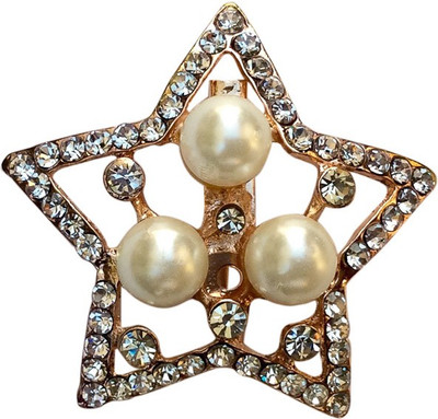 

B-Fashionable Shining Star Brooch(Gold)