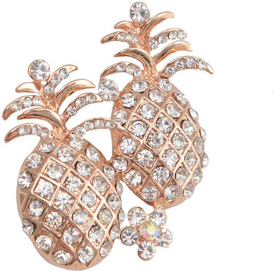 

Taj Pearl Designer Brooch(Gold)