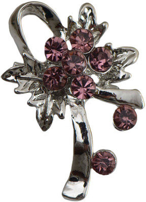 

Taj Pearl Designer Small Brooch(Silver)