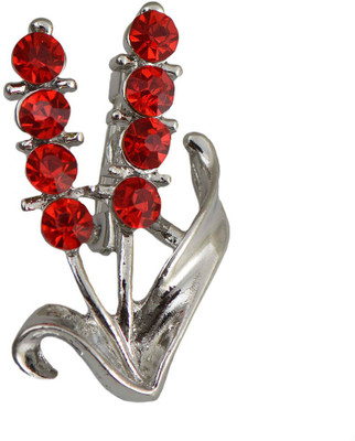 

Taj Pearl Designer Small Brooch(Silver)