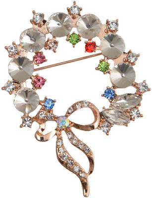 

Taj Pearl Designer Brooch(Gold)