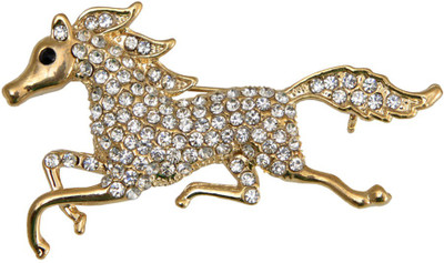 

Taj Pearl Designer Brooch(Gold)