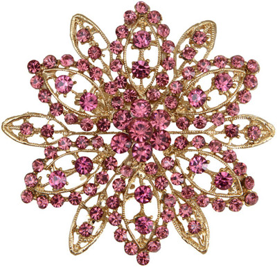 

Taj Pearl Wedding Brooch(Gold)