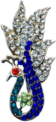 FURE Sailing Peacock Brooch(Multicolor)