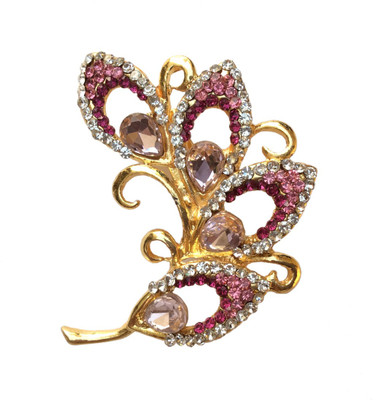

B-Fashionable Feather Brooch(Pink)