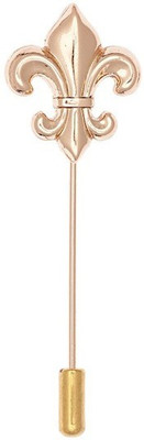 the tie hub Morael Golden Lapel Pin Brooch(Gold)
