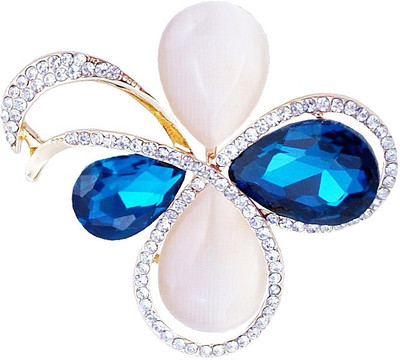 

Silver Shoppee Impeccable Soul Brooch(Blue, Gold)