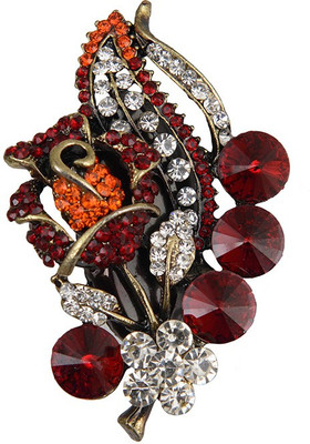 

Taj Pearl Designer Brooch(Multicolor)