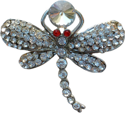 

B-Fashionable Ballet Dragonfly Brooch(Silver)