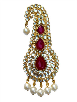 

B-Fashionable Peshwa Kilangi Brooch(Red)