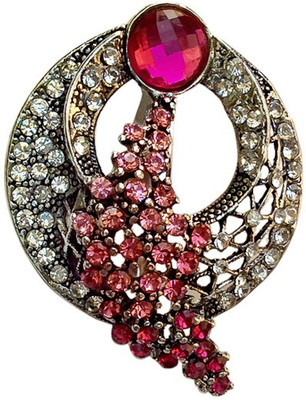 

B-Fashionable Shining Comet Brooch(Pink)