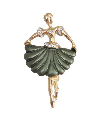 

Taj Pearl Designer Brooch(Gold)